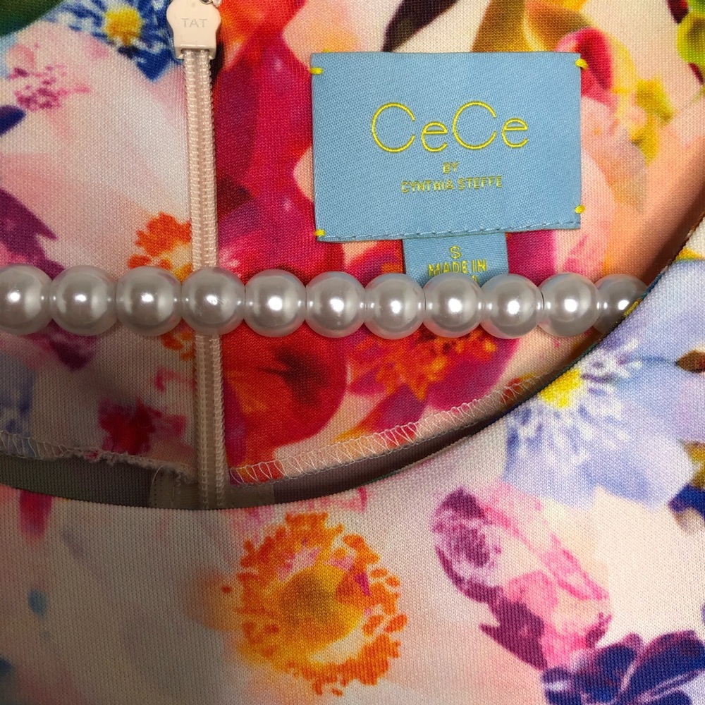 Cece ♡ Short Sleeve Bountiful Garden Dress - Picture 11 of 12